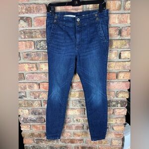 Pilcro Anthropologie high rise skinny jeans 28